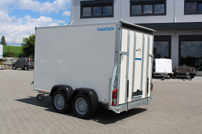 TANATECH Skříňový přívěs Sirius G305 305x171x190cm 2500kg ALU Kombi dveře/rampa