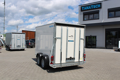 TANATECH Skříňový přívěs Sirius G305 305x171x190cm 2500kg ALU Kombi dveře/rampa