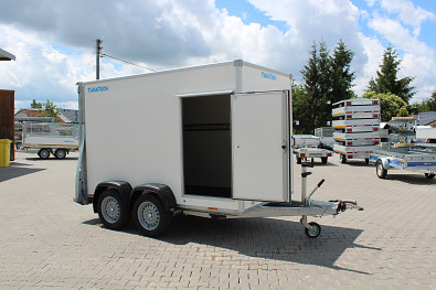 TANATECH Skříňový přívěs Sirius G305 305x171x190cm 2500kg ALU Kombi dveře/rampa