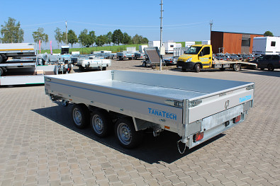 Tanatech Přívěs sklápěč Henra 401x202 Kipper Para 3500kg R13 listová pera, nájezdy, LED