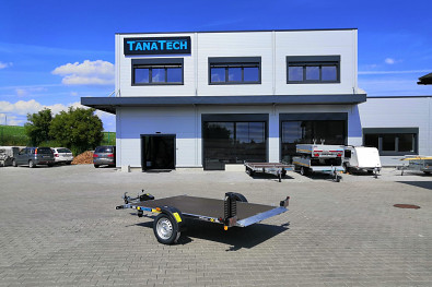 Tanatech Přívěs Lorries PT75-2617 750kg pro převoz čtyřkolky, atv, motocyklu, zahradního trakůrku, zahradní techniky, stavební techniky, zemědělské techniky