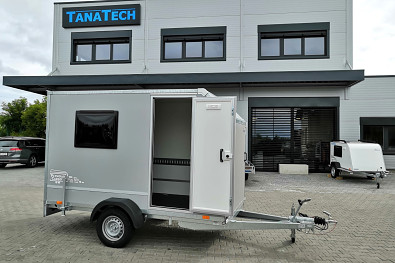 Tanatech Skříňový přívěs Tomplan TFDS 300.01 1300kg