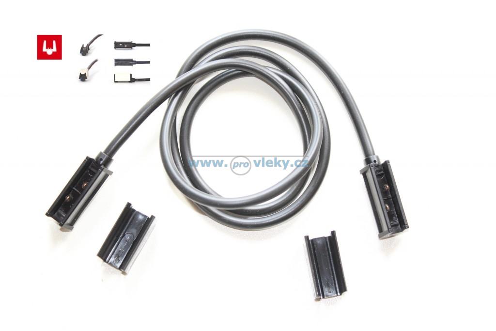 Kabel 2-Pole PEP 2x1,5mm eckig SNAP-IN